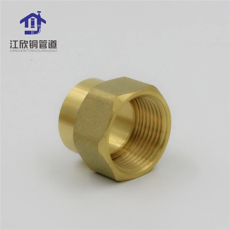 Brass Nut Flared Thread Hardware Heating Plumbing Fitting