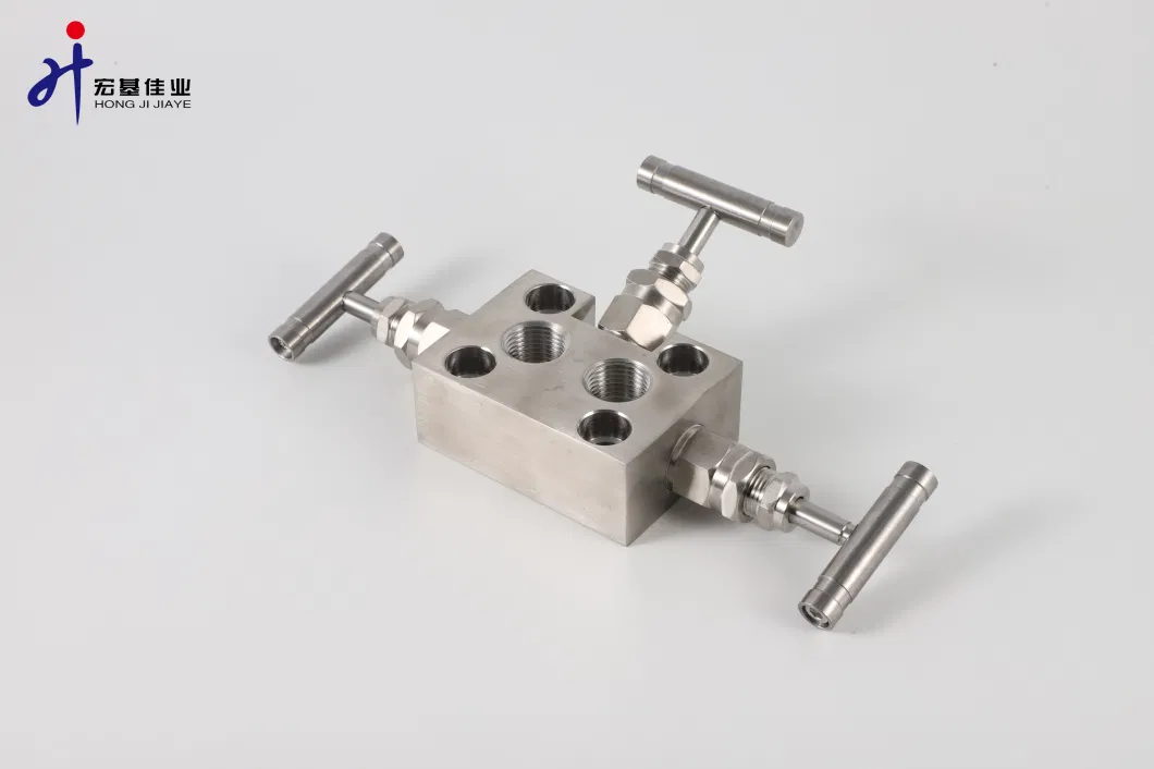 1/2&quot;NPT Forging Stainless Steel 3-Valve Manifolds with Extended Tube