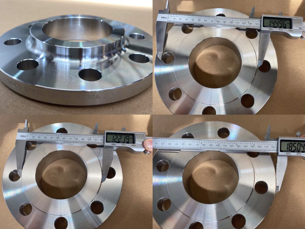 China Manufacturer ANSI B16.5/ASME A105 F304/F321/F316 DN15-DN160 Stainless Steel Wn/So/Pl/Bl Forged Flange